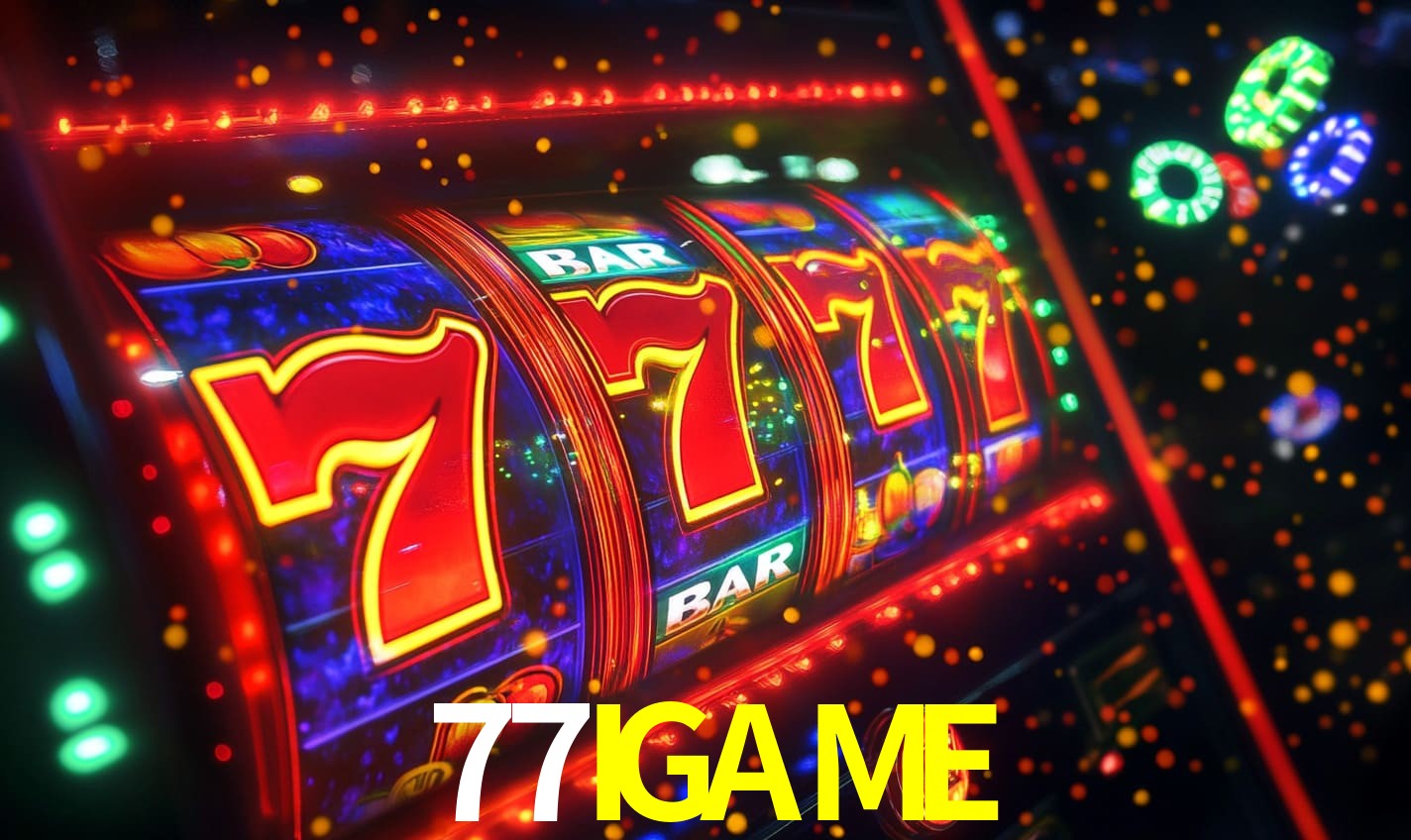 Interfaz de la app móvil 77IGAME en un smartphone moderno